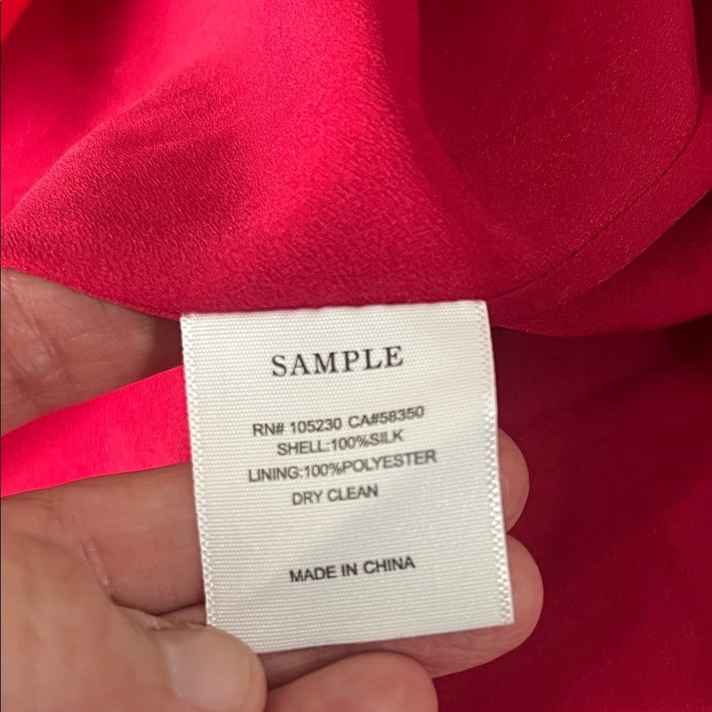 100% Silk Joie Elegant Long Sleeve Dress (designer sample) S Outstanding - Picture 10 of 11